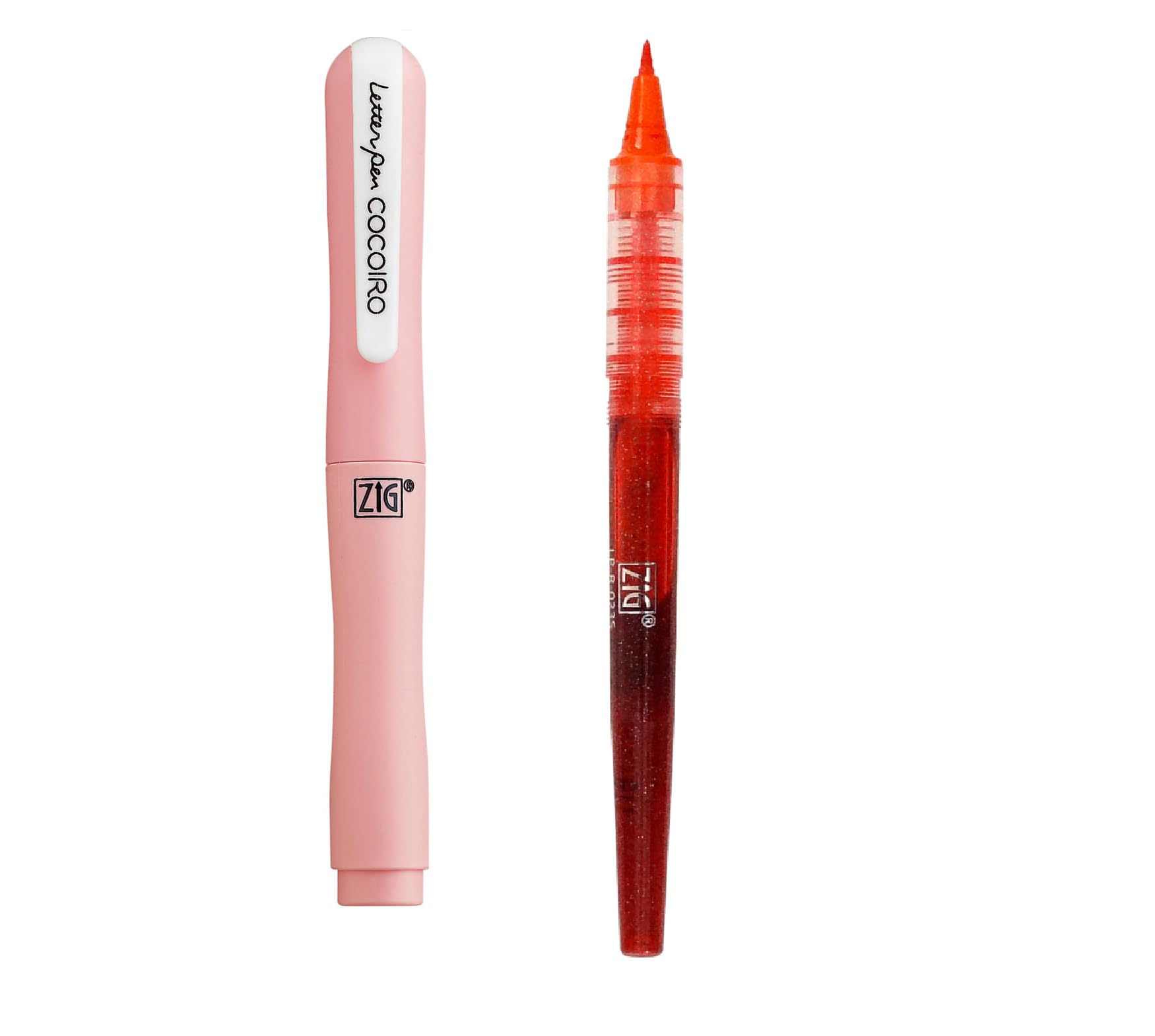 Zig KURETAKE COCOIRO Letter Pen Body Shell Pink & COCOIRO Letter